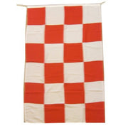 Op deze afbeelding zie je een Decoratie, van het merk PartyXplosion. Vlag Brabant De Luxe Rood Wit 150x90 Centimeter