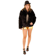 Op deze afbeelding zie je een Kostuums, van het merk PartyXplosion. Bontjas Luxe Hoer Vrouw