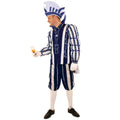 Prins Carnaval 11 November Blauw Wit Man Kostuum