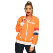 Op deze afbeelding zie je een Kostuums, van het merk PartyXplosion. Hup Holland Hup Trainingsvest Met Zakken Dames Vrouw