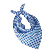 Op deze afbeelding zie je een Accessoires, van het merk PartyXplosion. Zakdoek Blauw / Wit Geblokt 62 X 44