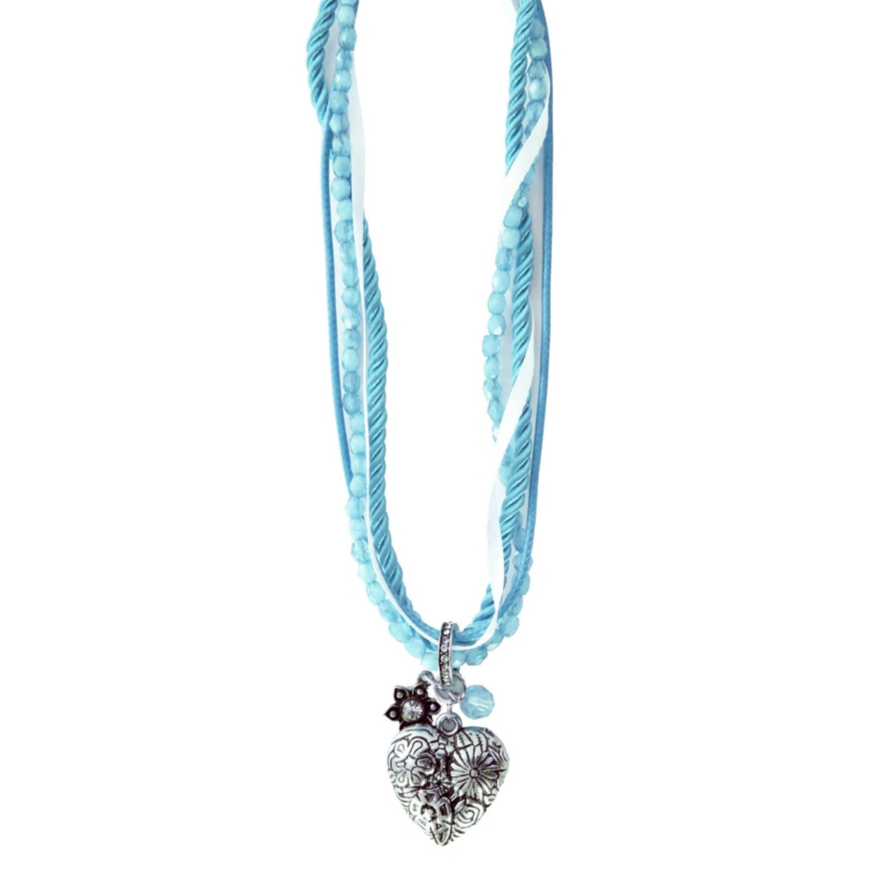 Op deze afbeelding zie je een Accessoires, van het merk PartyXplosion. Ketting Tiroler Blauw