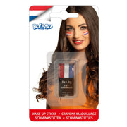 Op deze afbeelding zie je een Accessoires, van het merk PartyXplosion. Make Up Stick 3.9 Gram Nederland 3 In 1