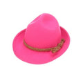 Tirolerhoed Wolvilt Roze 59 Cm