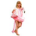 Op De Rug Van Een Roze Flamingo Meisje Kostuum