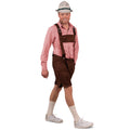 Rood Wit Geblokte Bierfeest Blouse Sieger Man