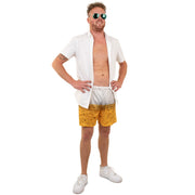 Op deze afbeelding zie je een Kostuums, van het merk PartyXplosion. Zwemmen In Het Bier Vat Man