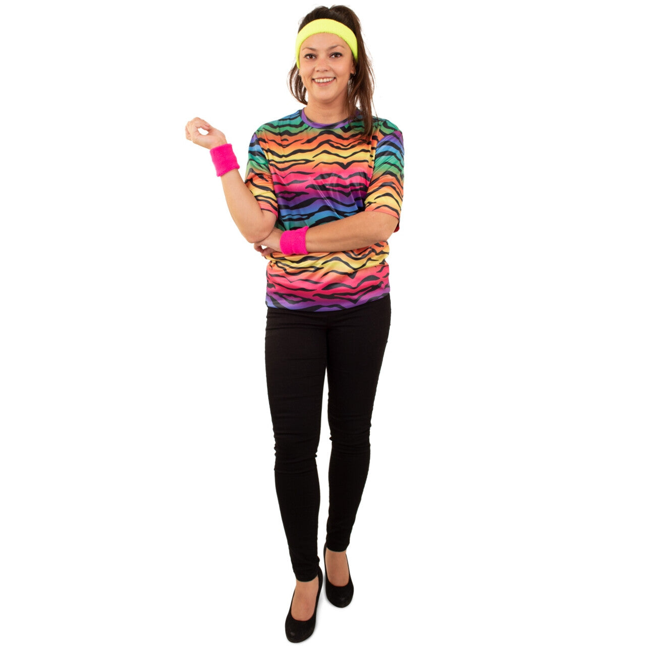 Op deze afbeelding zie je een Kostuums, van het merk PartyXplosion. Regenboog Trotse Strepen