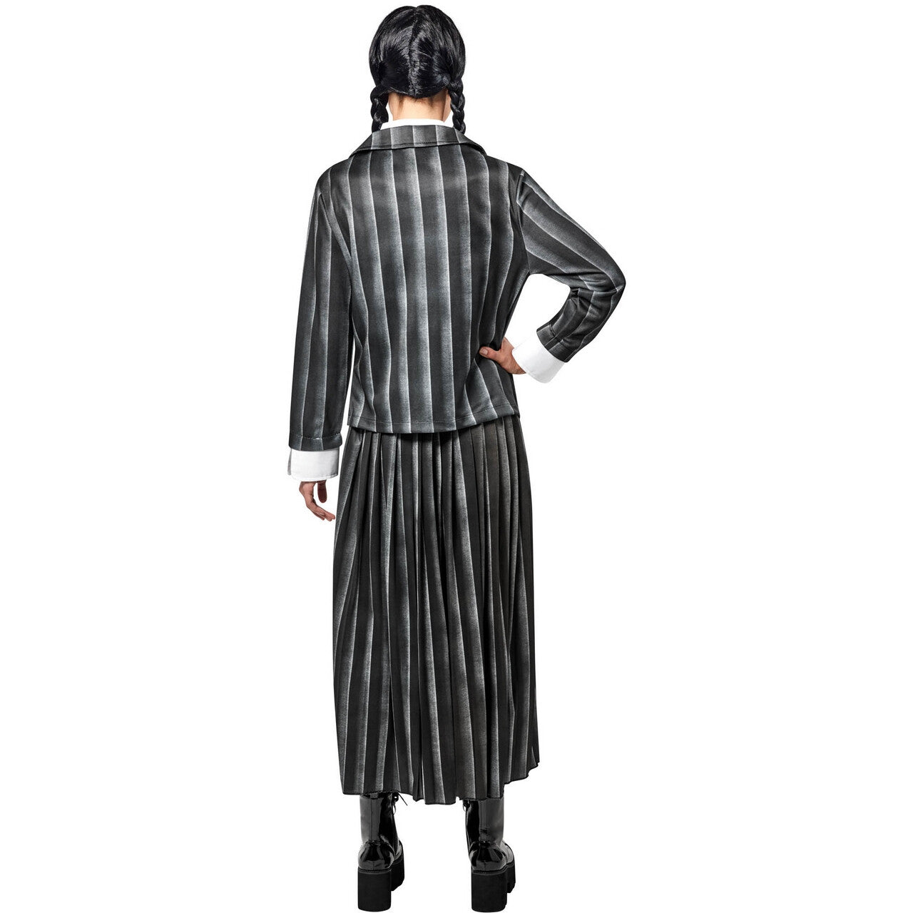 Op deze afbeelding zie je een Kostuums, van het merk Rubies. Nevermore School Uniform Vrouw Kostuum