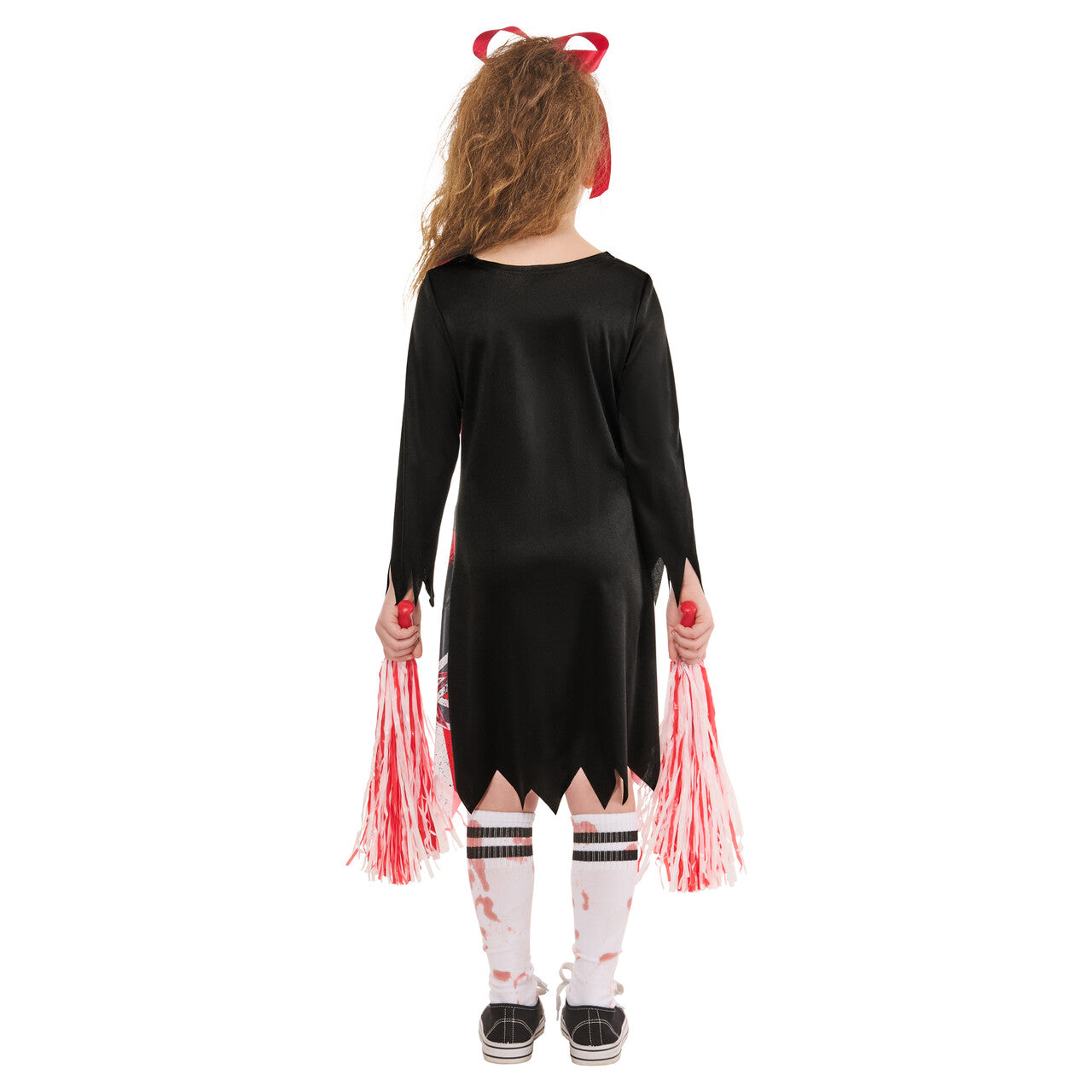 Op deze afbeelding zie je een Kostuums, van het merk Rubies. Zombie Cheerleader Meisje Kostuum
