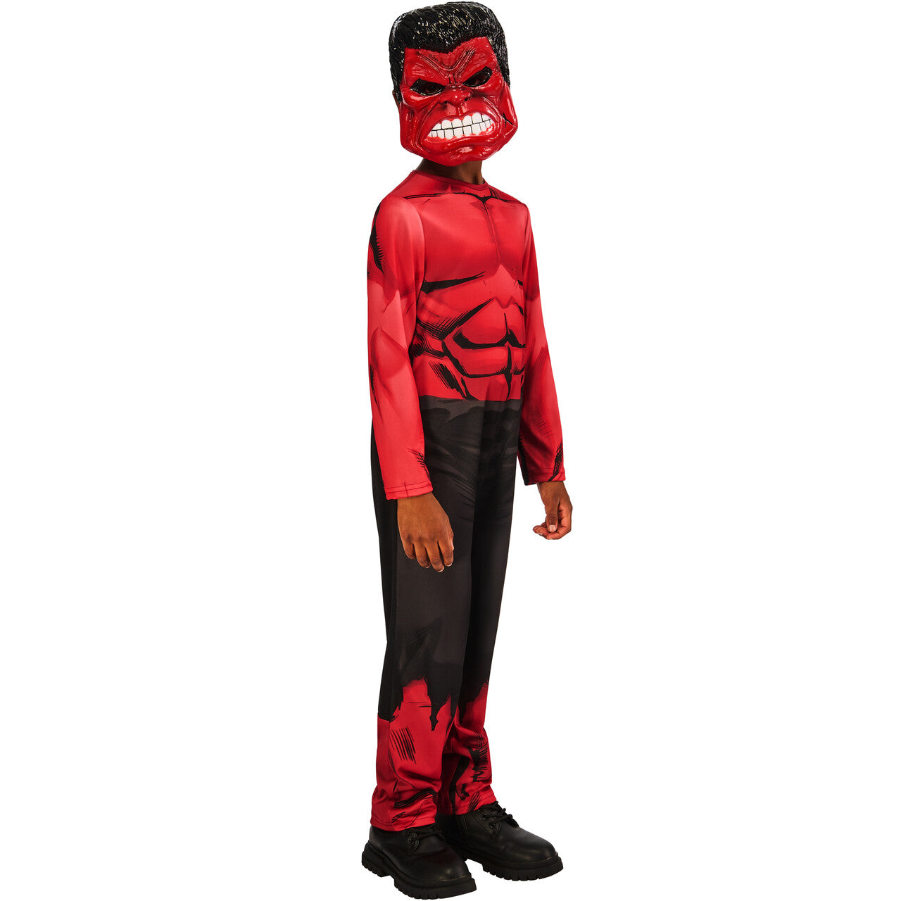 Op deze afbeelding zie je een Kostuums, van het merk Rubies. Marvel™ Red Hulk™ Premium Jongen Kostuum
