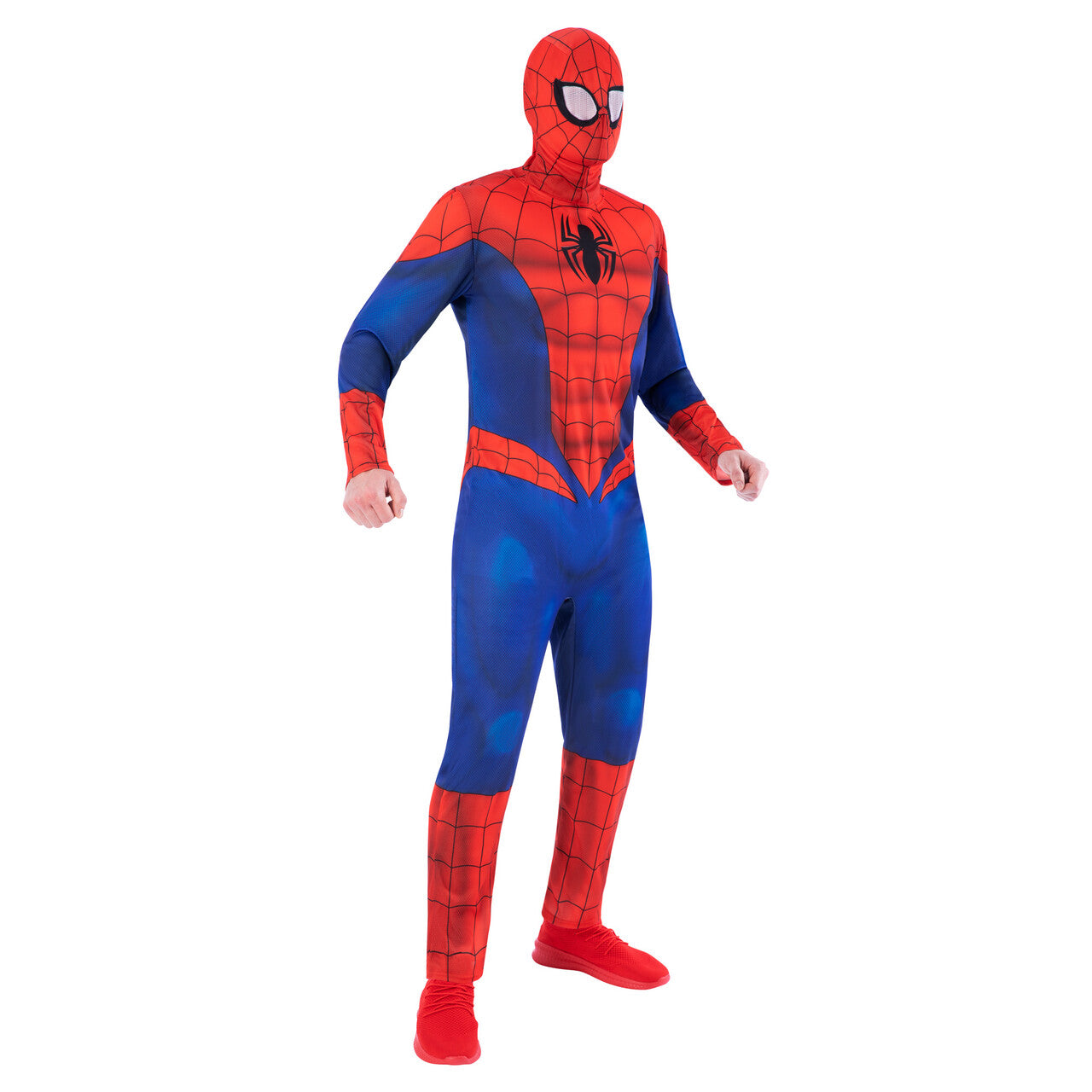 Op deze afbeelding zie je een Kostuums, van het merk Rubies. Klassieke Peter Spiderman Kostuum