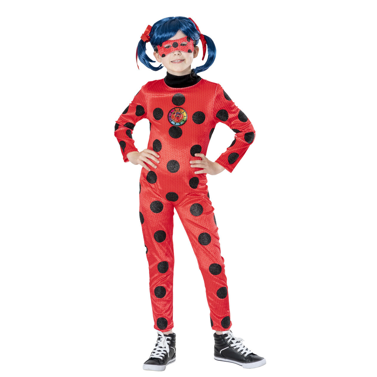 Op deze afbeelding zie je een Kostuums, van het merk Rubies. Miraculous Ladybug™ Premium Meisje Kostuum