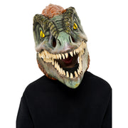 Op deze afbeelding zie je een Accessoires, van het merk Rubies. Mega Gevaarlijke Pyroraptor Jurassic Park Masker