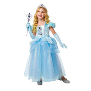 Op deze afbeelding zie je een Kostuums, van het merk Rubies. Prinses In Blauw Meisje Kostuum