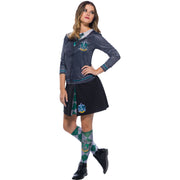 Op deze afbeelding zie je een Kostuums, van het merk Rubies. Slytherin Rok Vrouw Kostuum