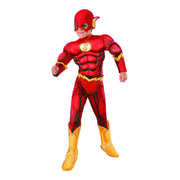 Op deze afbeelding zie je een Kostuums, van het merk Rubies. Flash Kostuum Jongen