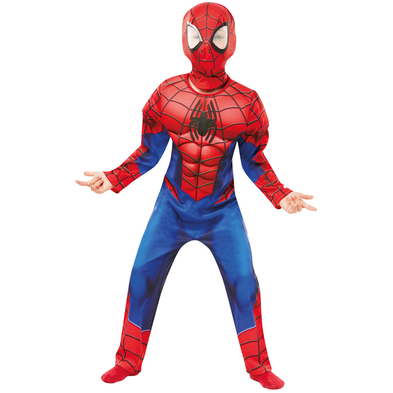 Op deze afbeelding zie je een Kostuums, van het merk Rubies. Marvel Spider-Man™ Deluxe Jongen Kostuum