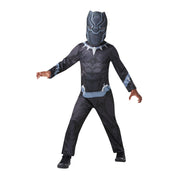 Op deze afbeelding zie je een Kostuums, van het merk Rubies. Black Panther Kostuum Jongen