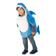 Op deze afbeelding zie je een Kostuums, van het merk Rubies. Daddy Shark Kostuum Jongen