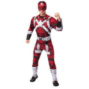 Op deze afbeelding zie je een Kostuums, van het merk Rubies. Marvel Red Guardian Deluxe Man Kostuum