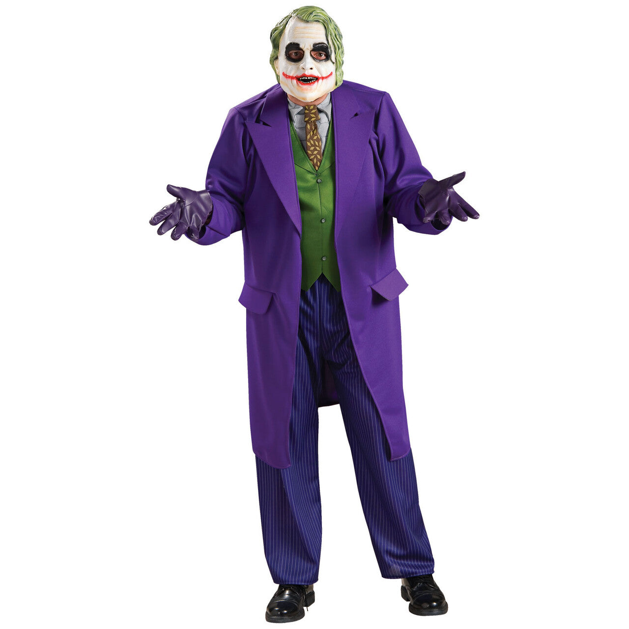 Op deze afbeelding zie je een Kostuums, van het merk Rubies. The Joker Kostuum Man