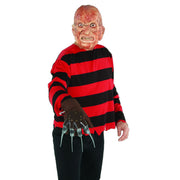 Op deze afbeelding zie je een Kostuums, van het merk Rubies. Freddy Krueger Horror Film Monster Kostuum