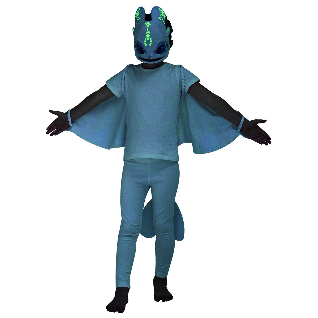 Op deze afbeelding zie je een Accessoires, van het merk Rubies. Light Fury Hoe Tem Je Een Draak Glow In The Dark Set