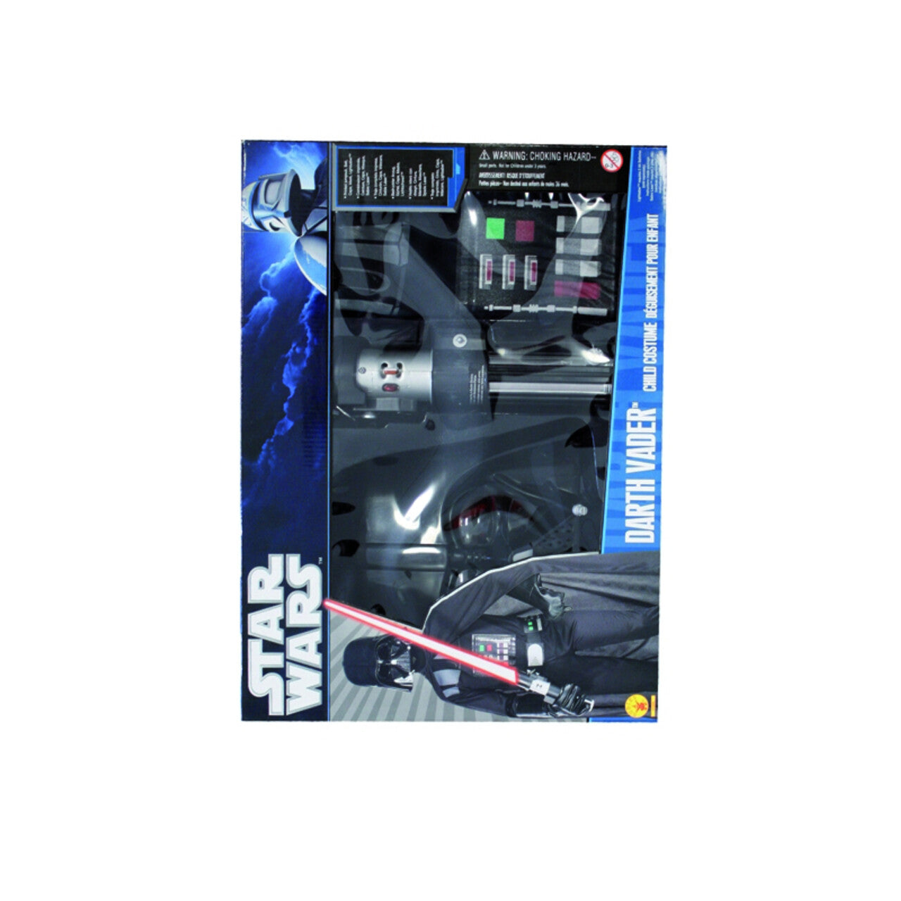 Op deze afbeelding zie je een Kostuums, van het merk Rubies. Gevreesde Star Wars Schurk Darth Vader Kind Kostuum