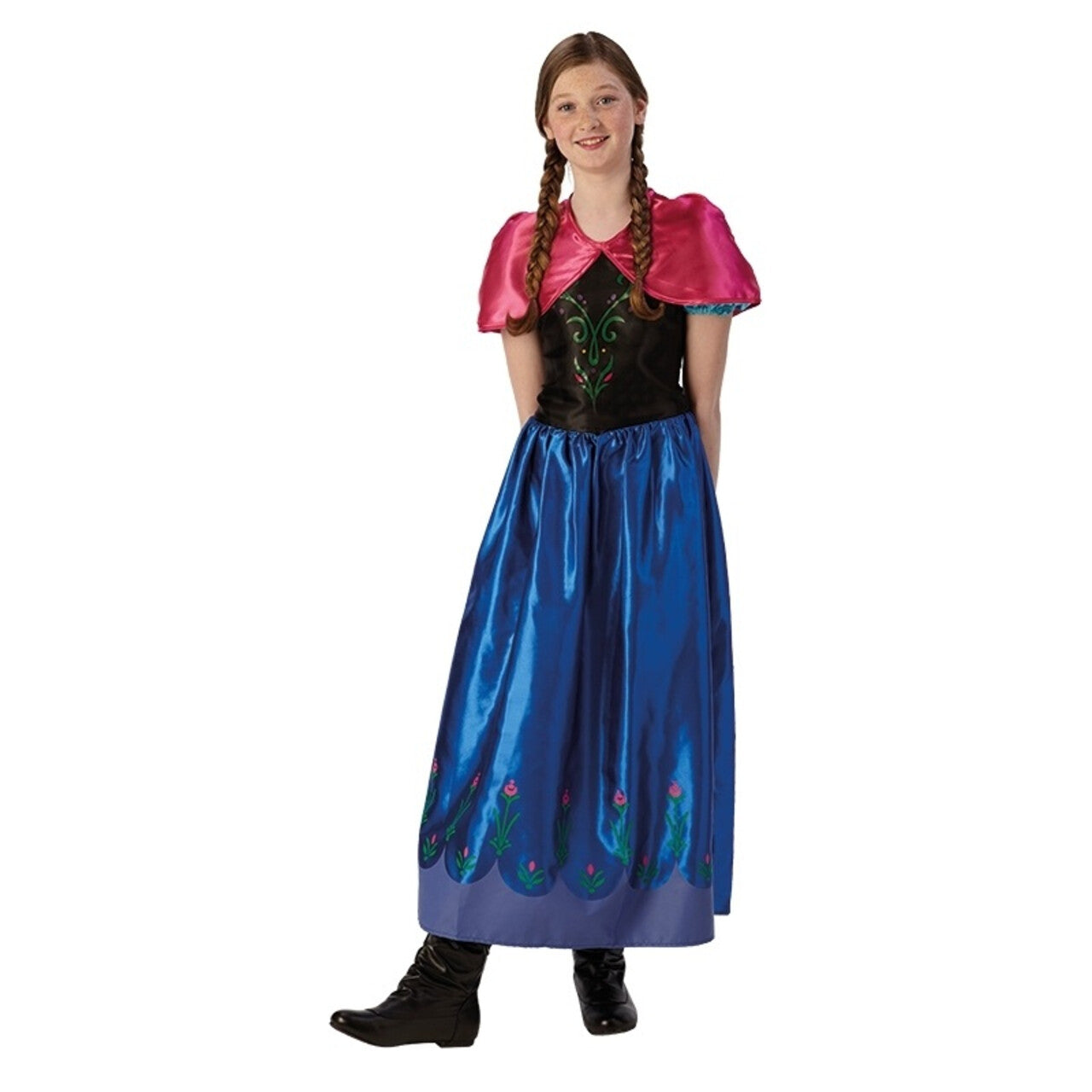 Op deze afbeelding zie je een Kostuums, van het merk Rubies. Prinses Anna Frozen Disney Tekenfilm Tiener Meisje Kostuum