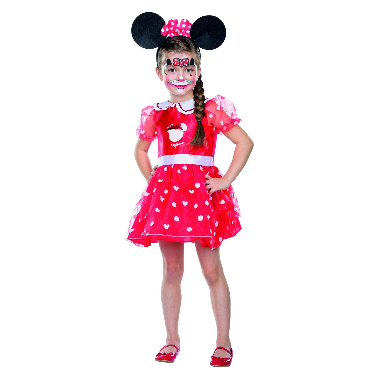 Op deze afbeelding zie je een Kostuums, van het merk Rubies. Disney Superster Minnie Mouse Meisje Kostuum