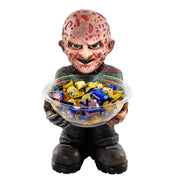 Op deze afbeelding zie je een Decoratie, van het merk Rubies. Freddy Krueger Figuur Met Snoepschaal