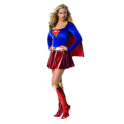 Op deze afbeelding zie je een Kostuums, van het merk Rubies. Supergirl Supersterke Superheldin Vrouw Kostuum