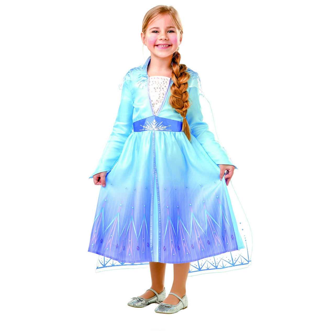 Op deze afbeelding zie je een Kostuums, van het merk Rubies. Klassieke Wonderschone Elsa Frozen Meisje Kostuum