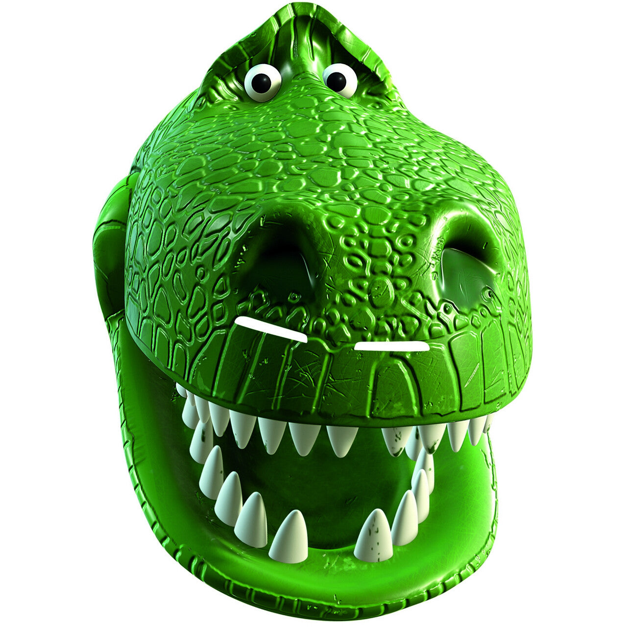 Op deze afbeelding zie je een Accessoires, van het merk Rubies. Gevaarlijk Lieve Rex Toy Story Masker Kind