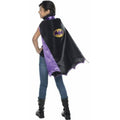 Zwart Paarse Batgirl Cape