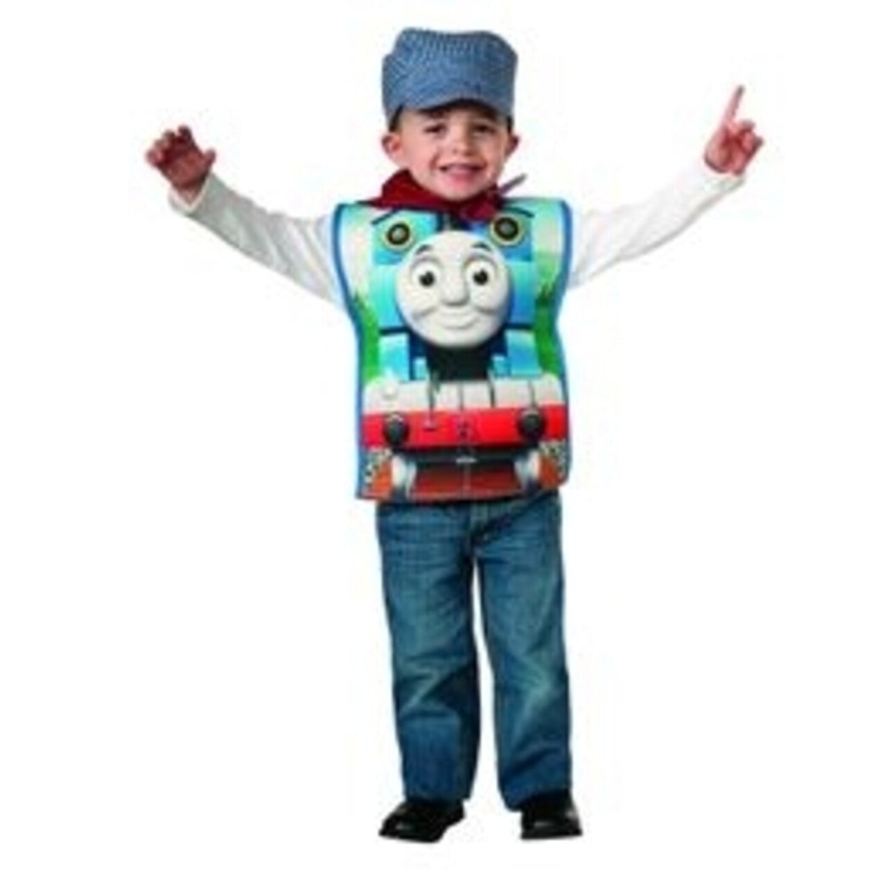 Op deze afbeelding zie je een Kostuums, van het merk Rubies. Tjoeke Tjoeke Thomas De Trein Set Kind