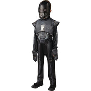 Op deze afbeelding zie je een Kostuums, van het merk Rubies. Zwarte Robot Star Wars K-2so Droid Deluxe Kind Jongen Kostuum
