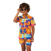 Op deze afbeelding zie je een Kostuums, van het merk Opposuits. Malle Palmboom Furie Jongen Kostuum