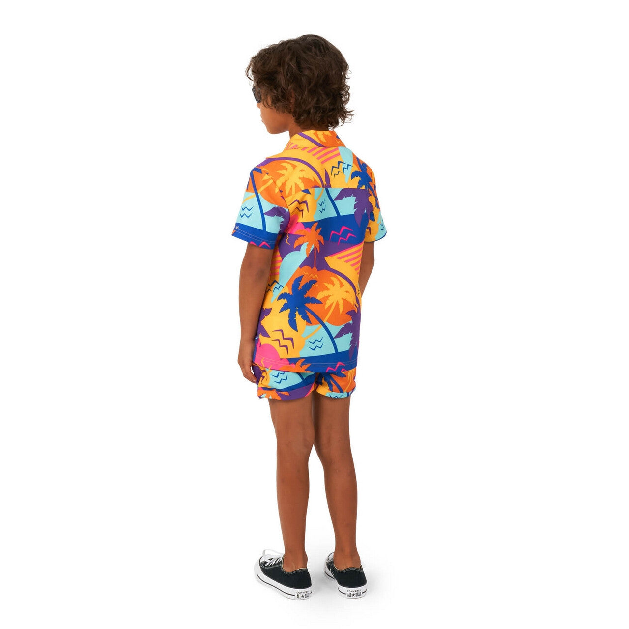 Op deze afbeelding zie je een Kostuums, van het merk Opposuits. Malle Palmboom Furie Jongen Kostuum