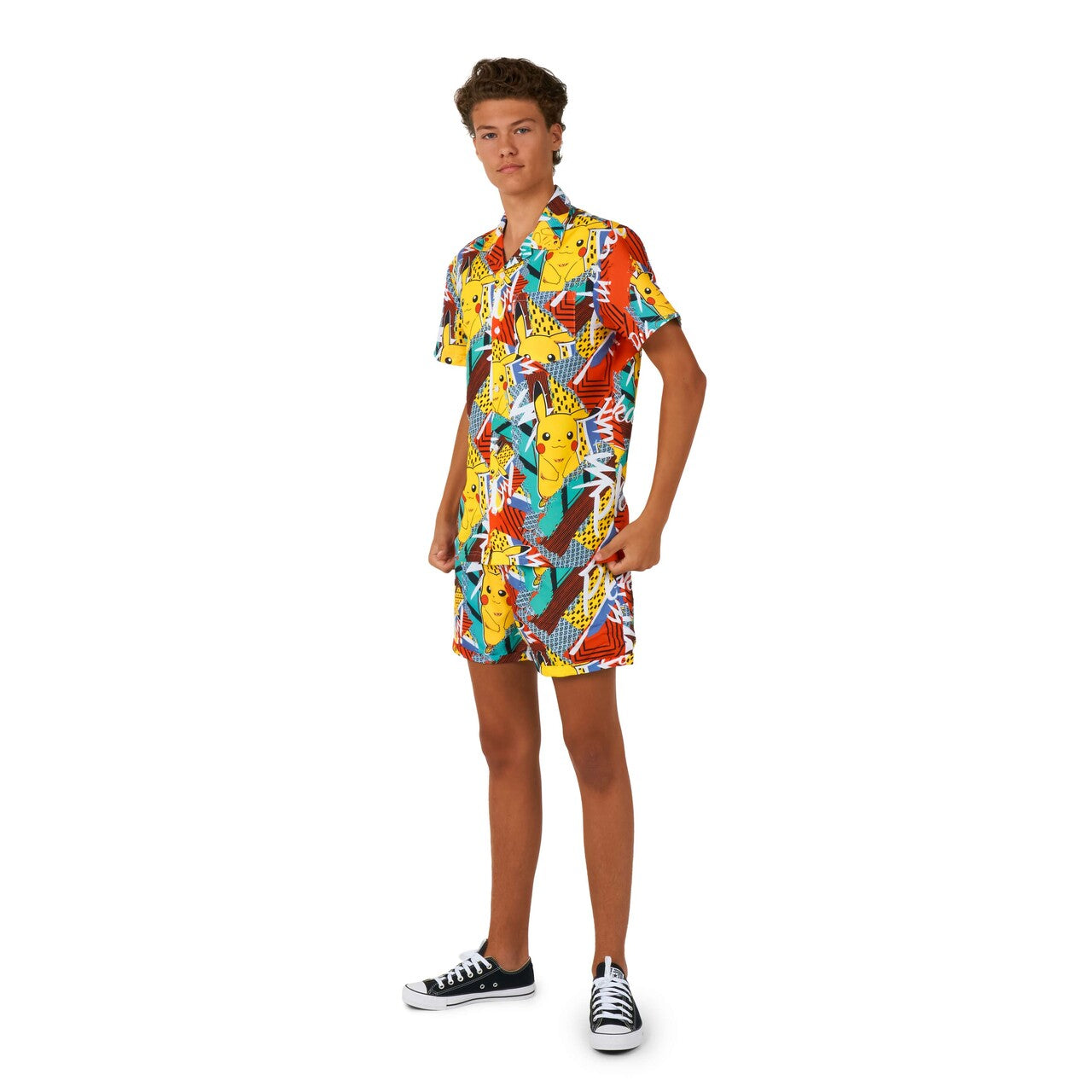 Op deze afbeelding zie je een Kostuums, van het merk Opposuits. Teen Boys Pika Pikachu™ Jongen Kostuum