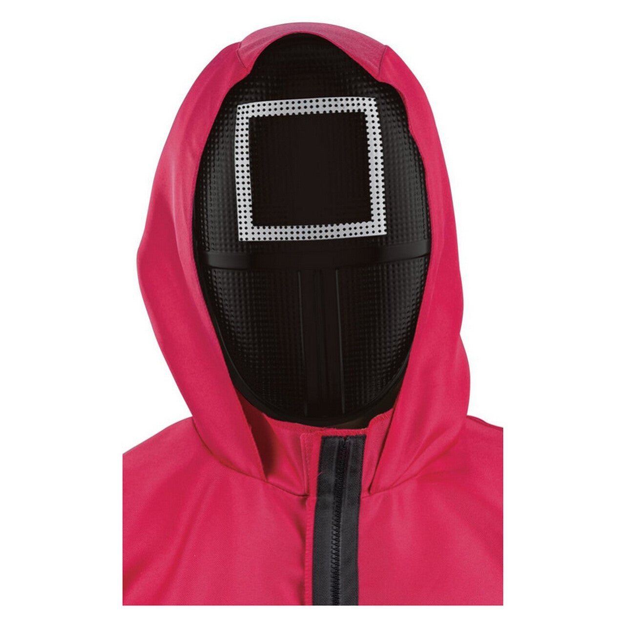 Op deze afbeelding zie je een Accessoires, van het merk Smiffy's. Netflix Squid Game Guard Vierkant Masker
