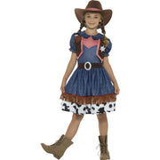 Op deze afbeelding zie je een Kostuums, van het merk Smiffy's. Pamela Texaanse Cowgirl Meisje Kostuum