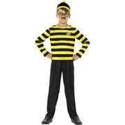 Op deze afbeelding zie je een Kostuums, van het merk Smiffy's. Where Is Wally Odlaw Jongen Kostuum