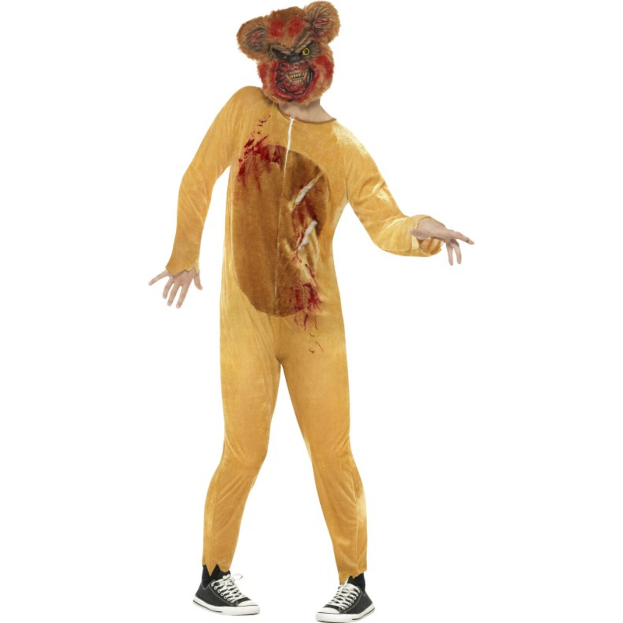 Op deze afbeelding zie je een Kostuums, van het merk Smiffy's. Zombie Teddy Beer Man Kostuum