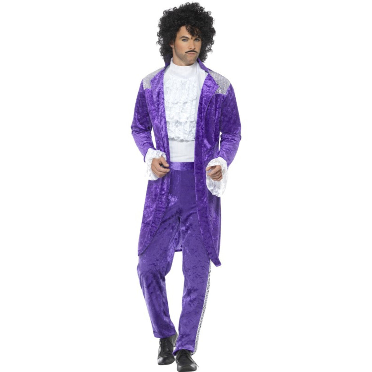 Op deze afbeelding zie je een Kostuums, van het merk Smiffy's. Prince Purple Rain Man Kostuum