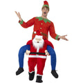 Ritje Op Een Kerstman Kostuum
