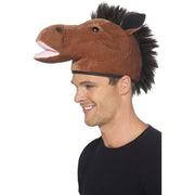 Op deze afbeelding zie je een Accessoires, van het merk Smiffy's. Paarden Hoofddeksel Zwarte Manen