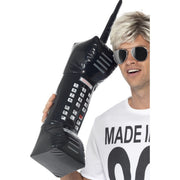 Op deze afbeelding zie je een Accessoires, van het merk Smiffy's. Gigantische Opblaasbare Mobiele Telefoon Retro 76 Centimeter