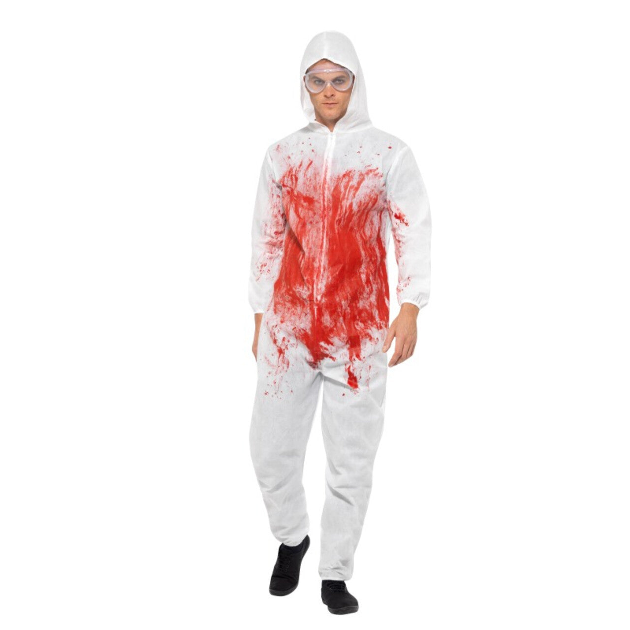Op deze afbeelding zie je een Kostuums, van het merk Smiffy's. Csi Bloederige Forensische Onderzoeker Man Kostuum